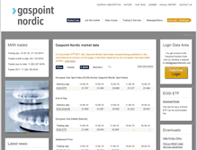 Tablet Screenshot of gaspointnordic.com